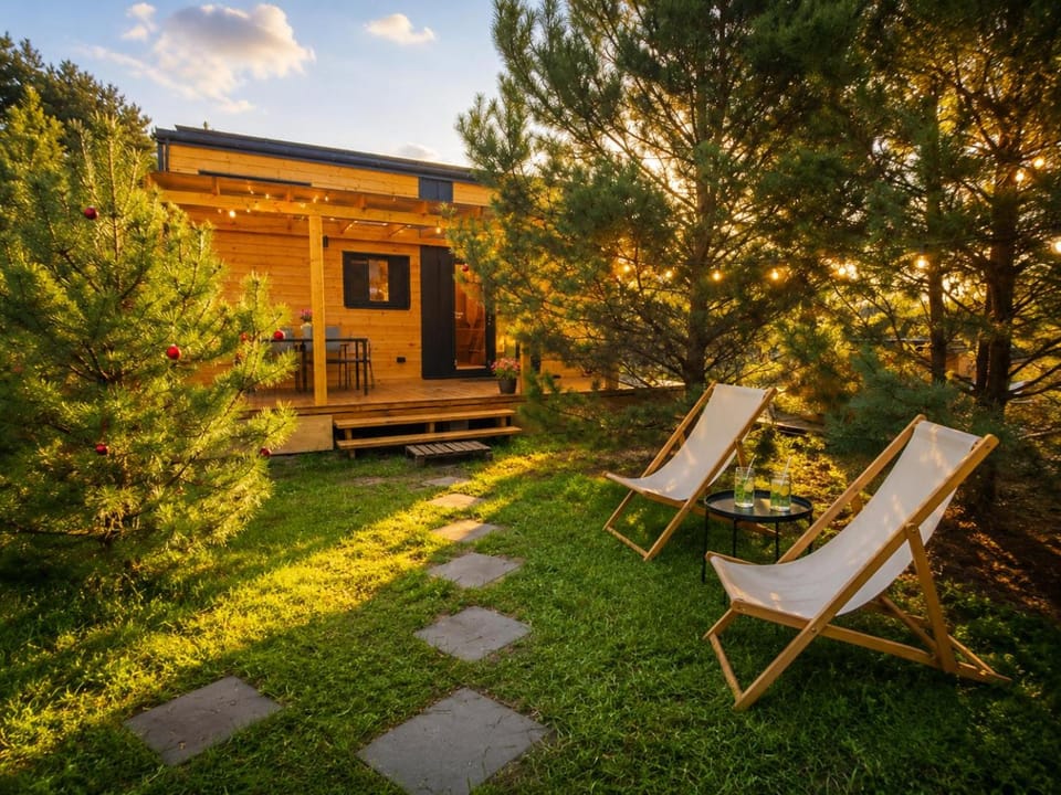 Oaza Święty Spokój - Tiny House z Balią i Jacuzzi przy rzece Narew House in Masovian Voivodeship