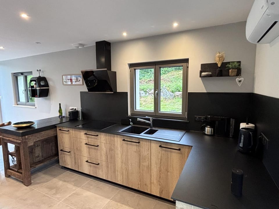 Coffee/tea facilities, Kitchen or kitchenette, minibar, oven, stove, toaster