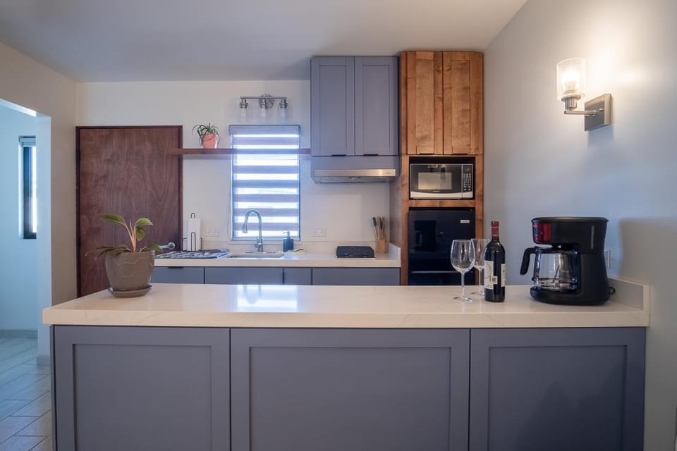 New Downtown Apt for 2, 5 min to the Beach and DT, WIF and AC Apartment in Ensenada