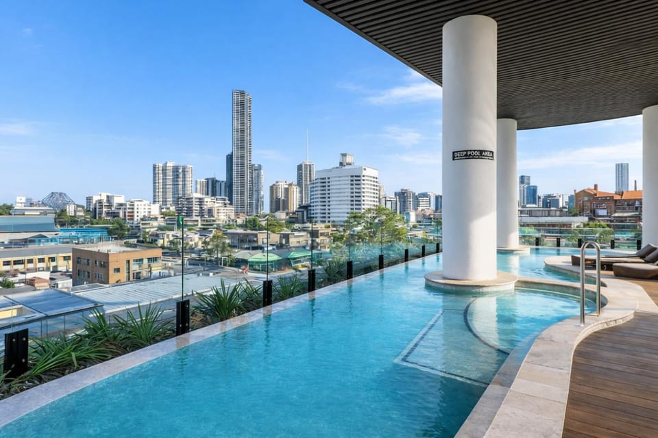 Day, City view, Swimming pool