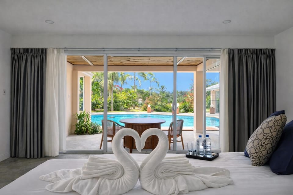 Modern 4BR Pool Villa with Billiards in Thong Sala Villa in Ko Pha-ngan Sub-district