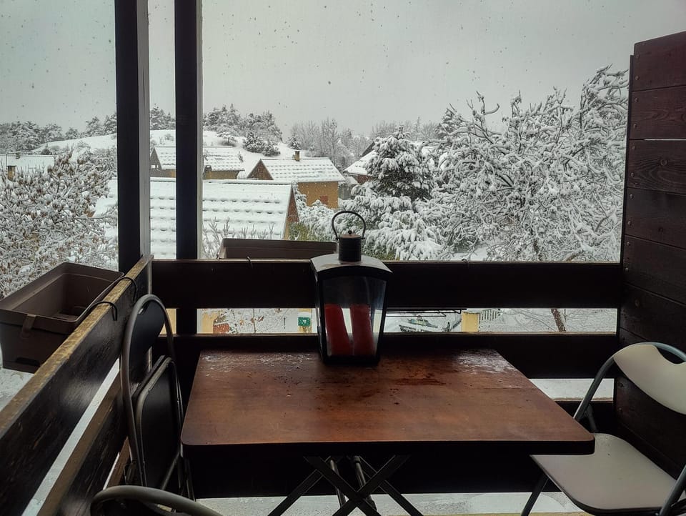 Winter, View (from property/room), Balcony/Terrace