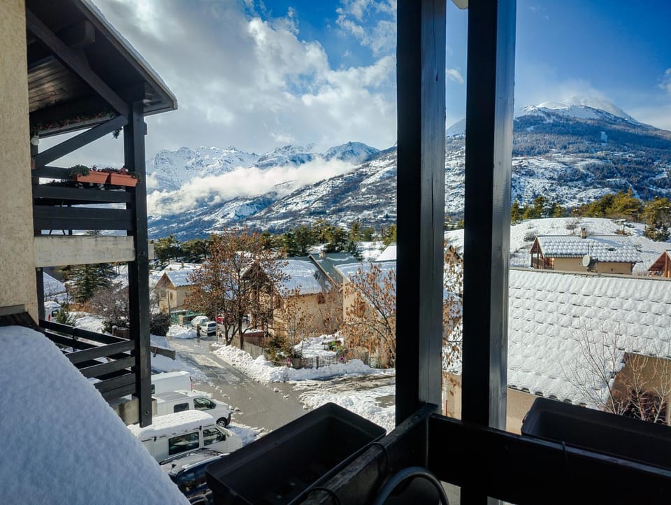 Day, Natural landscape, Winter, Mountain view