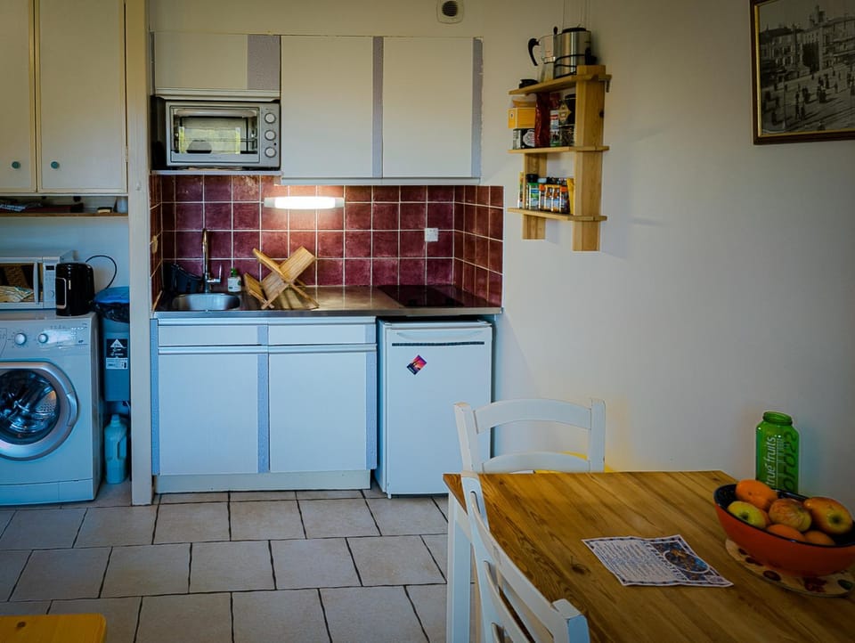 Kitchen or kitchenette, oven, pet friendly, stove, washing machine