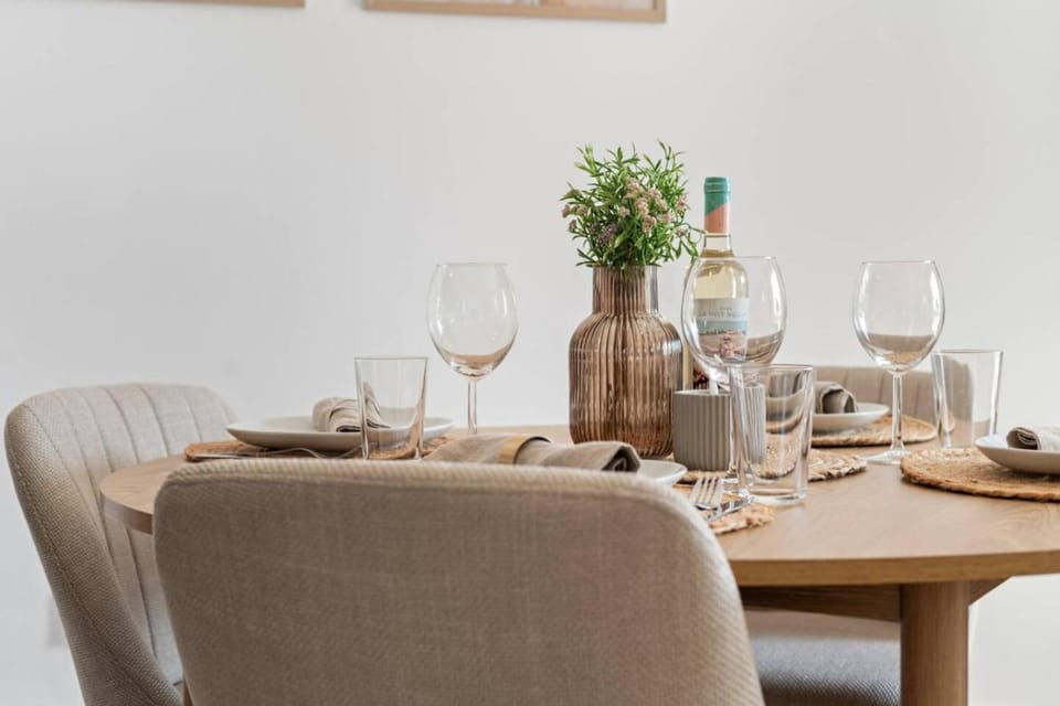 Dining area, furniture, heating, air conditioner
