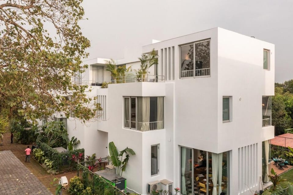 TBK AGNI 3BHK Vagator Private Pool caretakers Villa in Goa, India