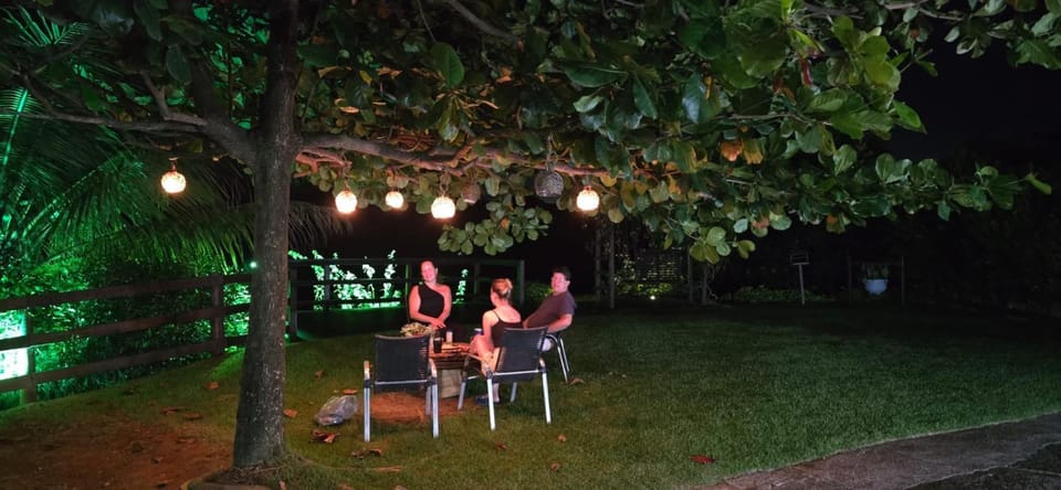 Night, Garden, Family