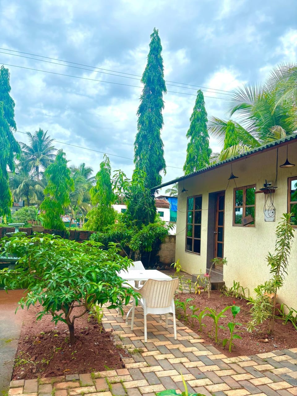 Property building, Garden, Garden view