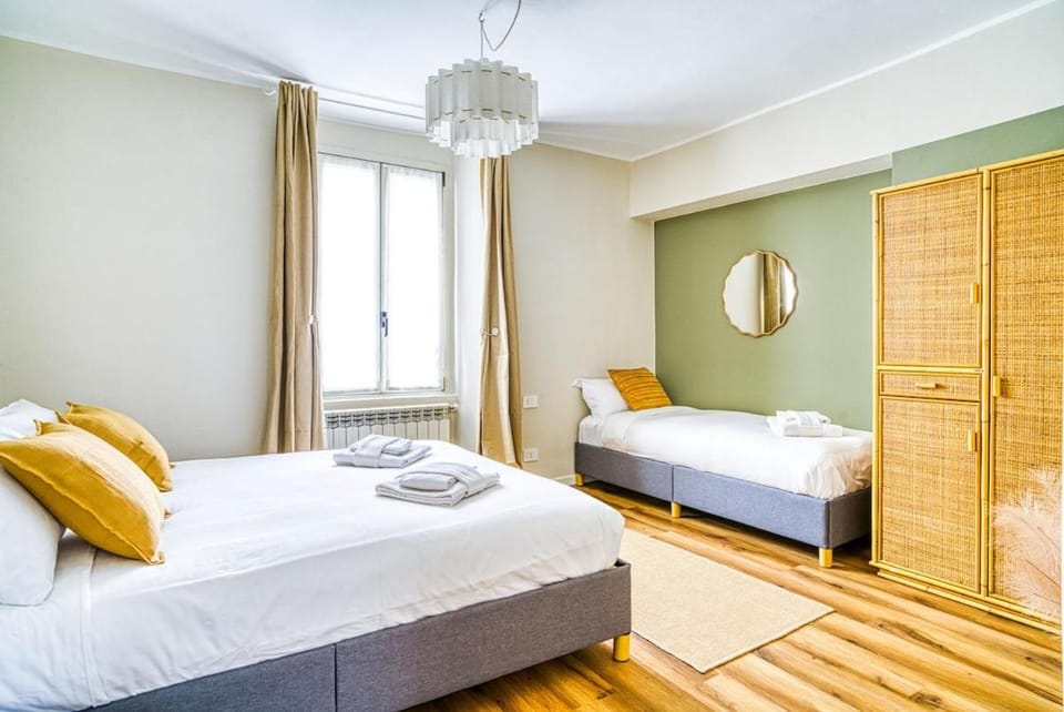Bed, Photo of the whole room, Bedroom, towels, wardrobe