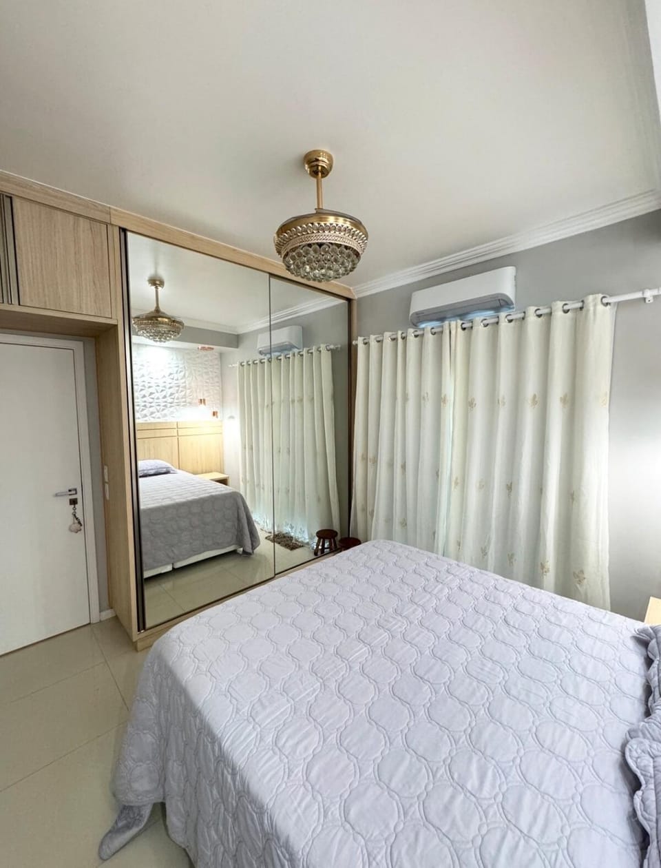 Bed, Photo of the whole room, Bedroom, wardrobe
