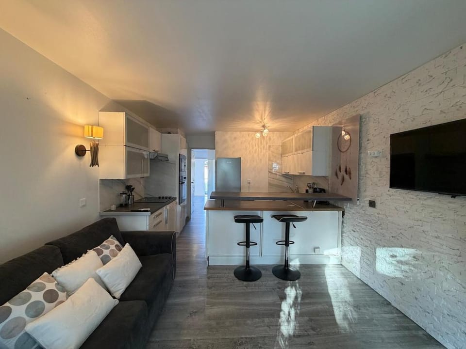 TV and multimedia, Kitchen or kitchenette, Living room, Dining area, minibar, oven, stove