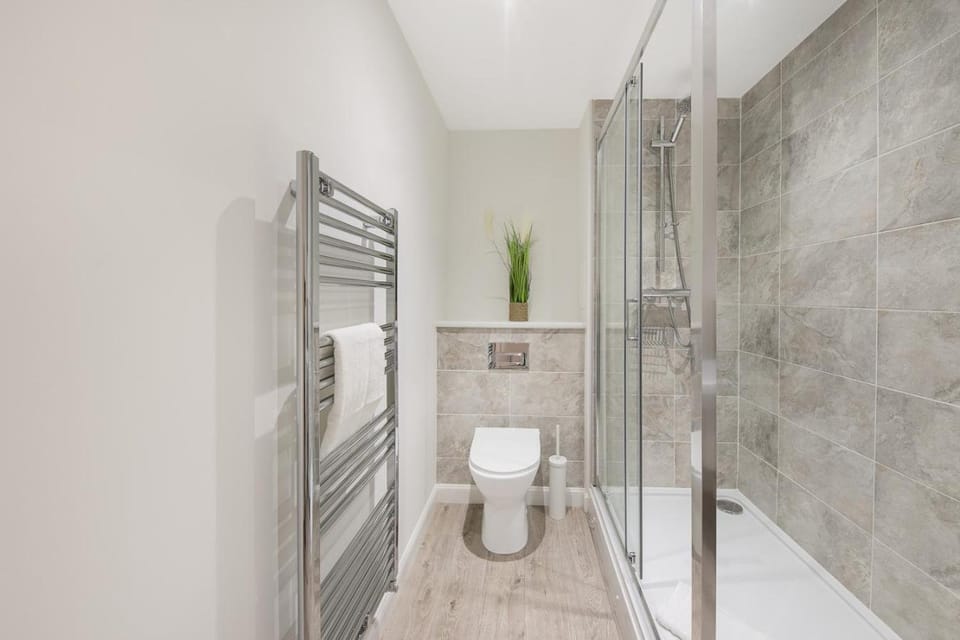Shower, Toilet, Bathroom, towels