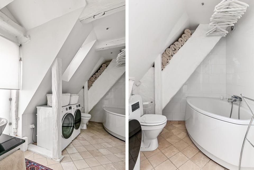 Unique attic apartment in historic Old Town Apartment in Stockholm