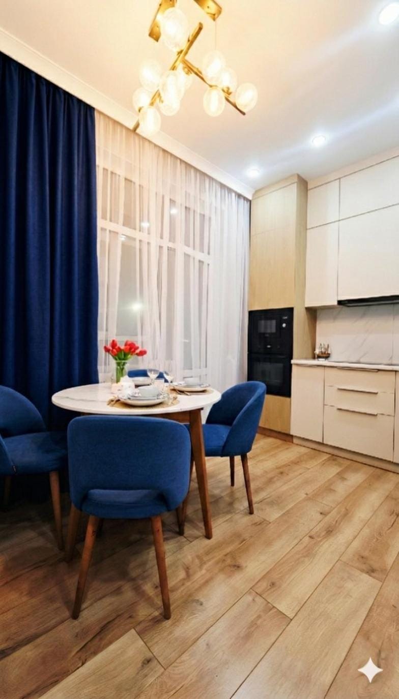 1BR near Botanical garden, King-Size Bed Apartment in Kazakhstan