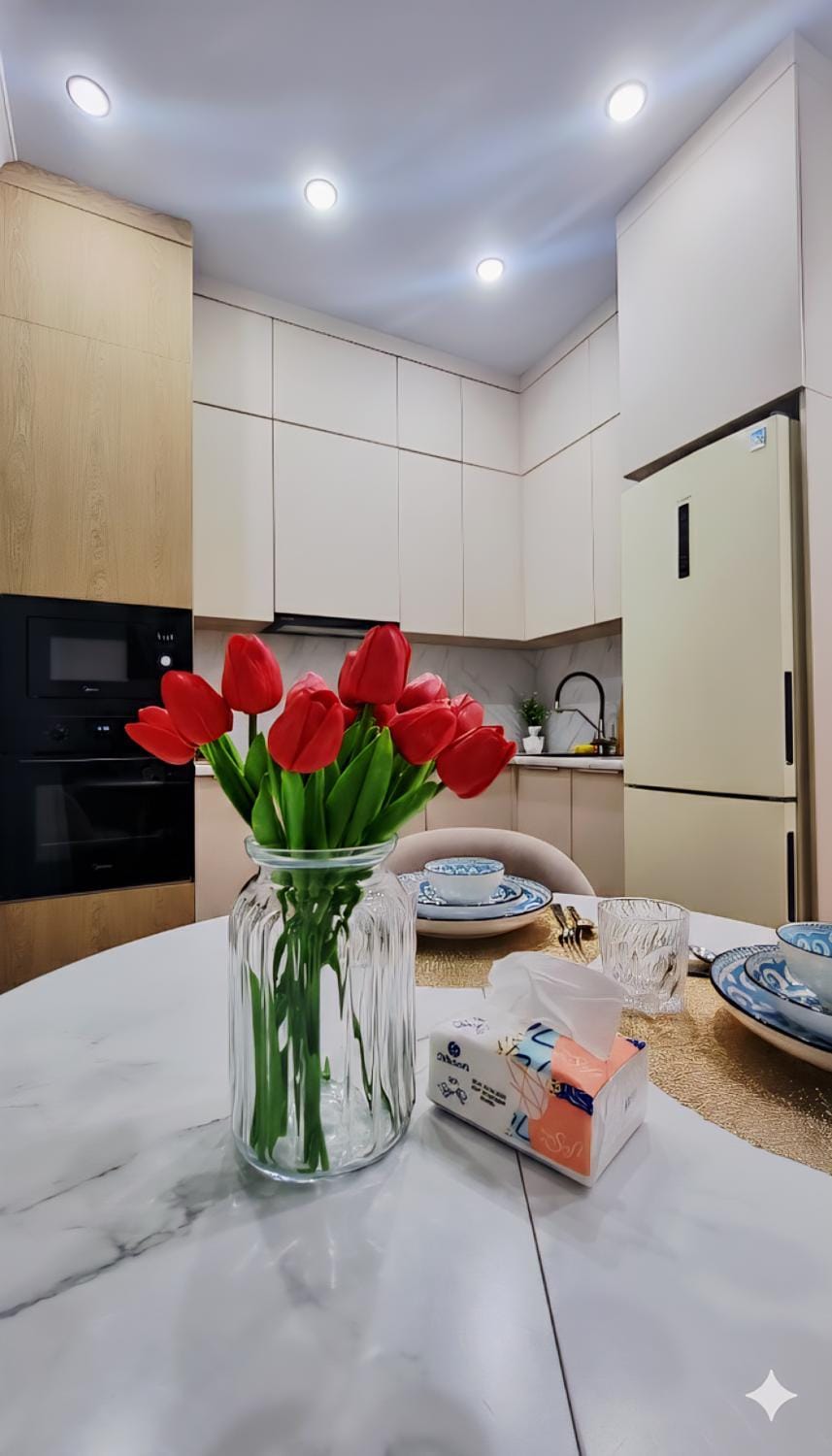 1BR near Botanical garden, King-Size Bed Apartment in Kazakhstan