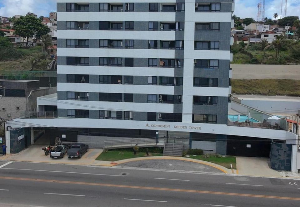 Flat Premium Vista Mar, Andar Alto, Golden Tower Apartment in Natal