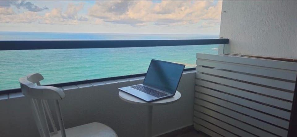 Flat Premium Vista Mar, Andar Alto, Golden Tower Apartment in Natal