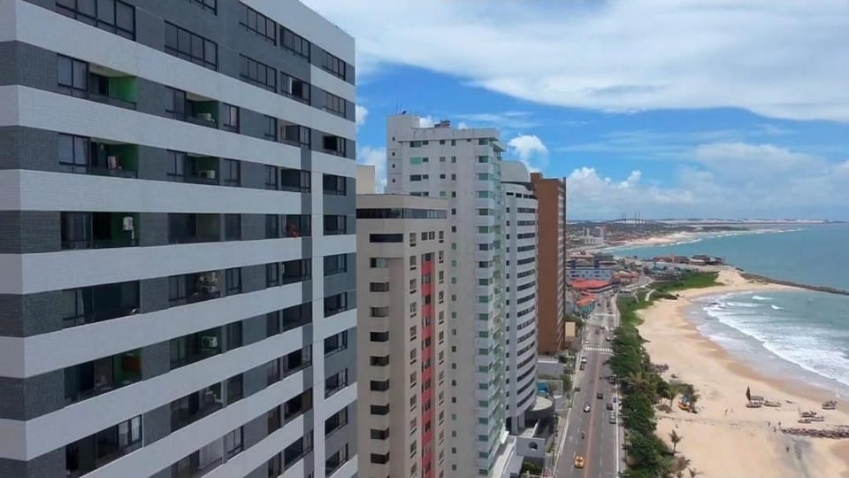 Flat Premium Vista Mar, Andar Alto, Golden Tower Apartment in Natal