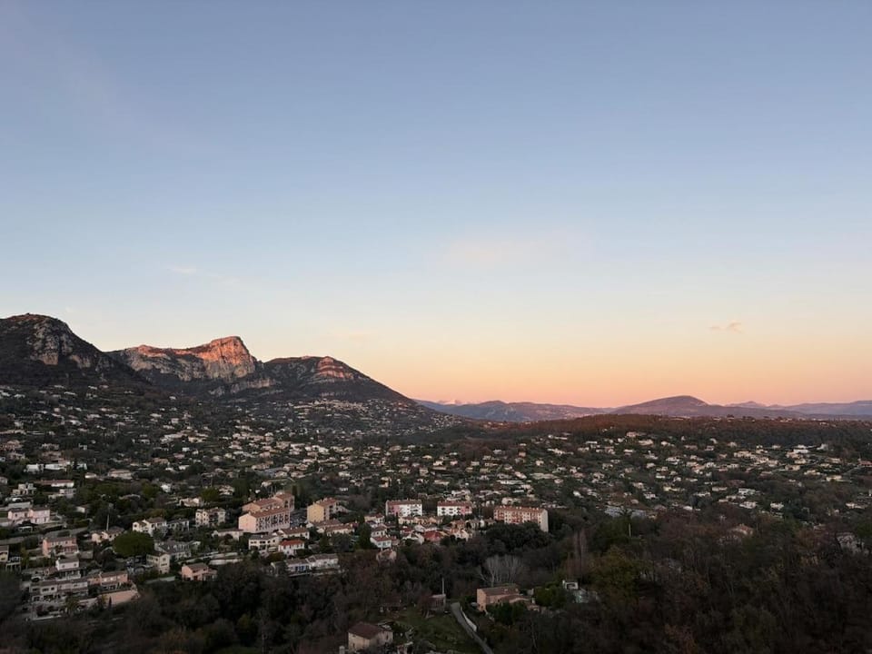 Natural landscape, Bird's eye view, Sunset