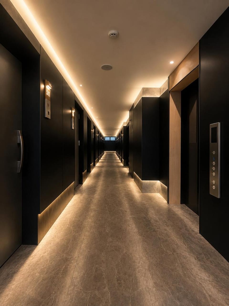 On site, elevator