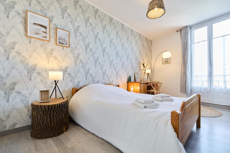 Garden - Supermarket - Park - Wifi - 3 bedrooms Apartment in Reims
