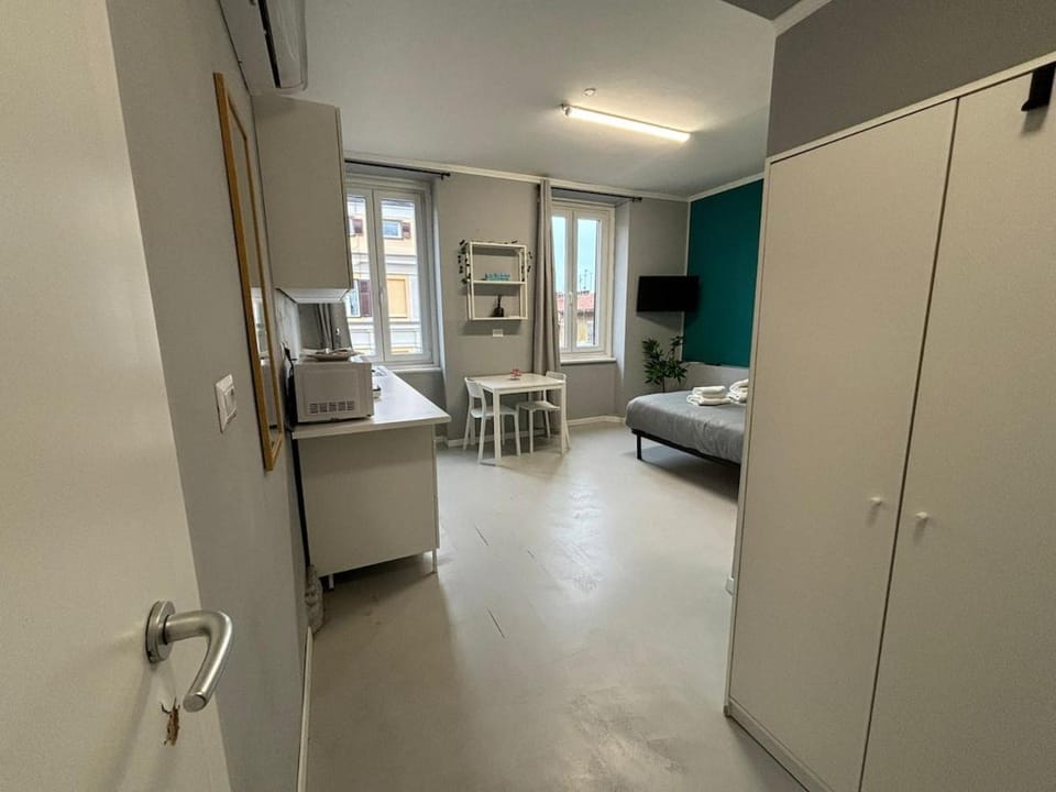 Kitchen or kitchenette, Living room, wardrobe