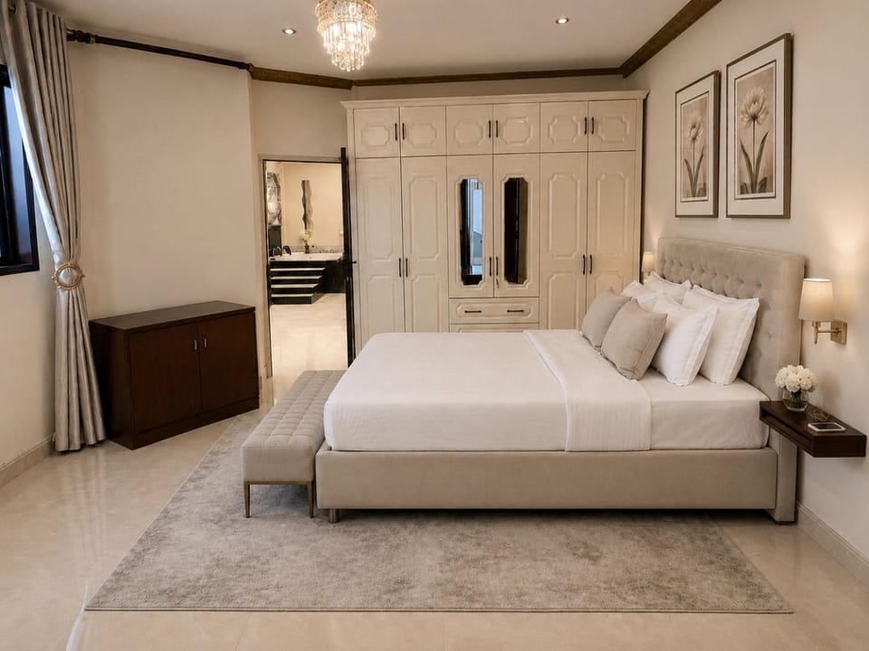 Bed, Photo of the whole room, Bedroom, wardrobe