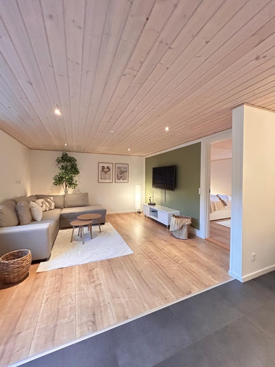 Bed, TV and multimedia, Living room, Guests
