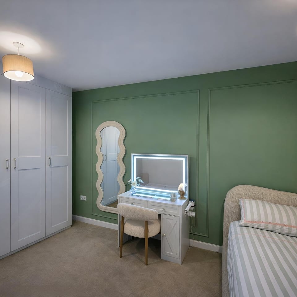 Bed, Bedroom, wardrobe