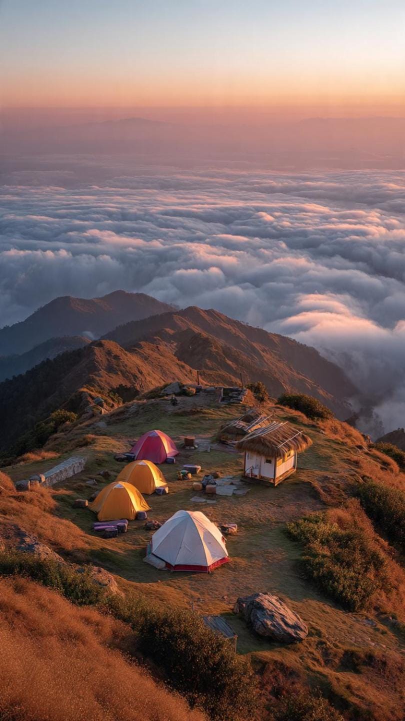 Eco-friendly camping, rawat camping stay bhadraj temple road Campground/ 
RV Resort in Uttarakhand