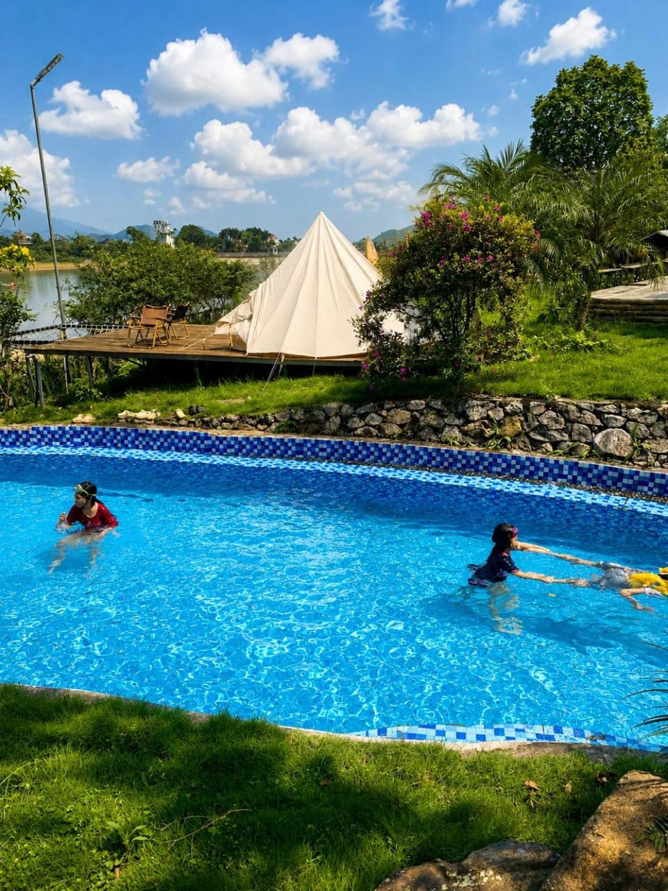 Natural landscape, Children play ground, Swimming pool