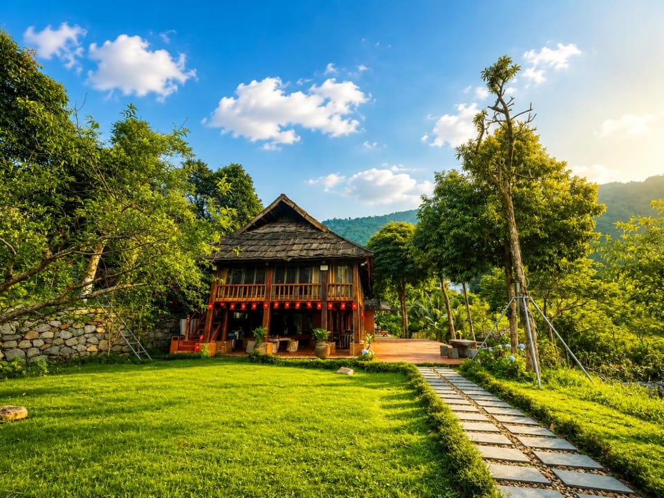 Property building, Day, Natural landscape, Garden