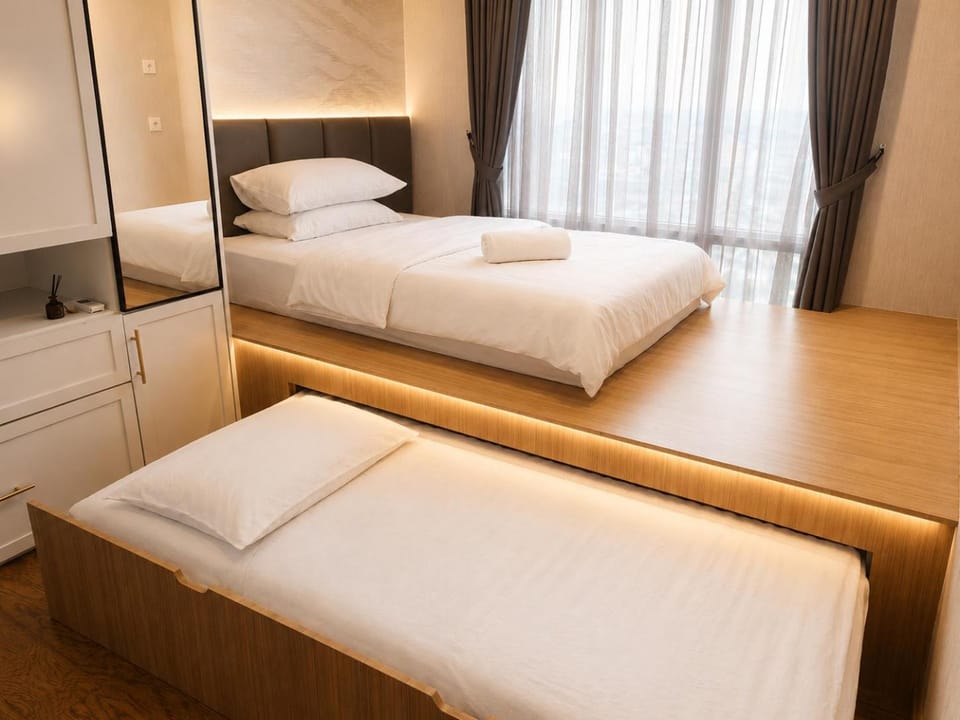 Bed, Photo of the whole room, Bedroom, wardrobe