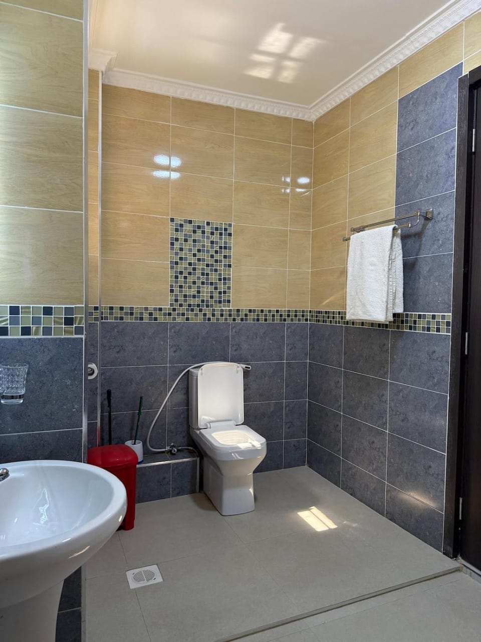 Shower, Toilet, Bathroom, towels