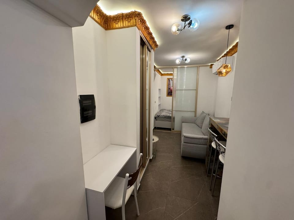 Bed, Living room, Photo of the whole room, Seating area, wardrobe