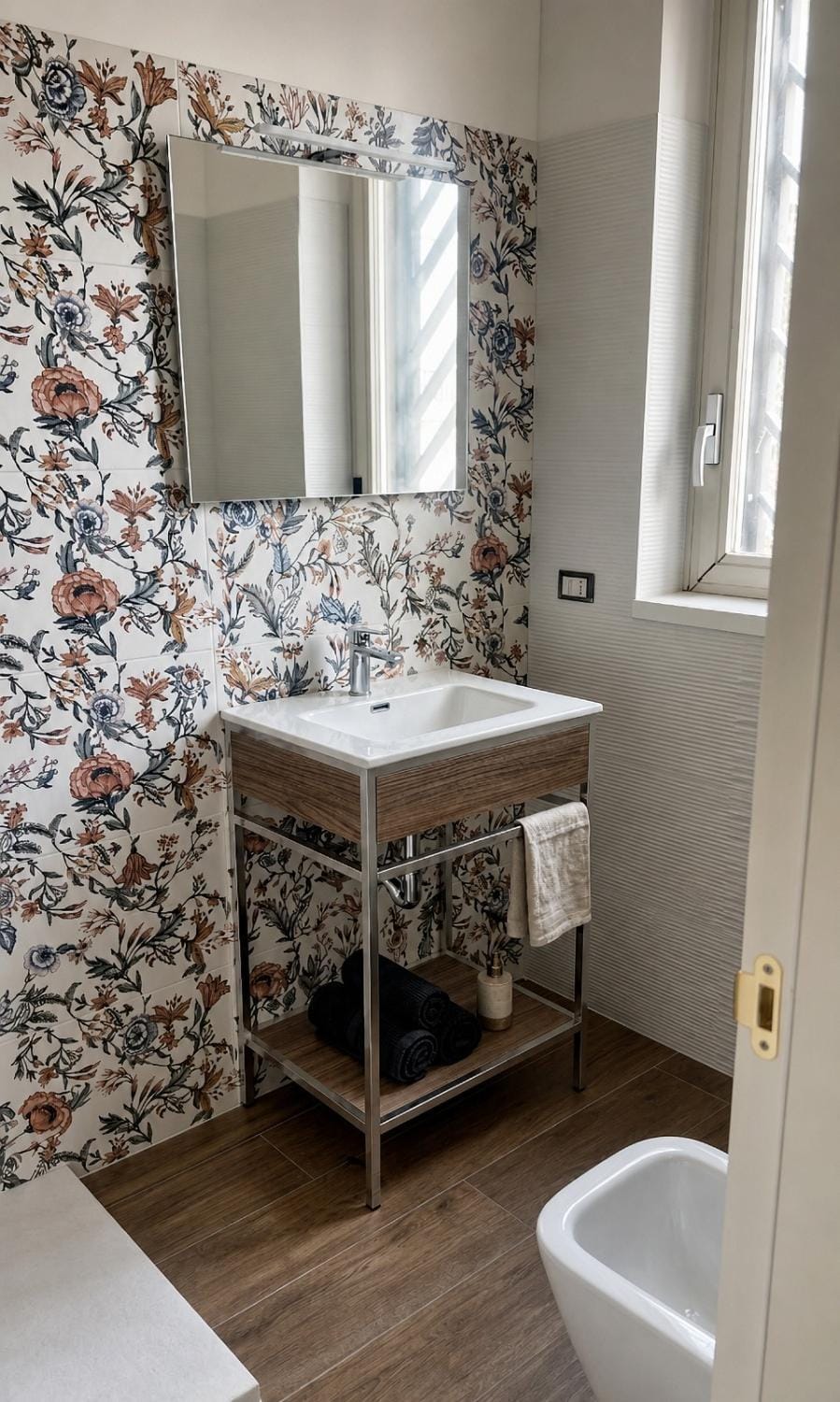 Toilet, Bathroom, towels