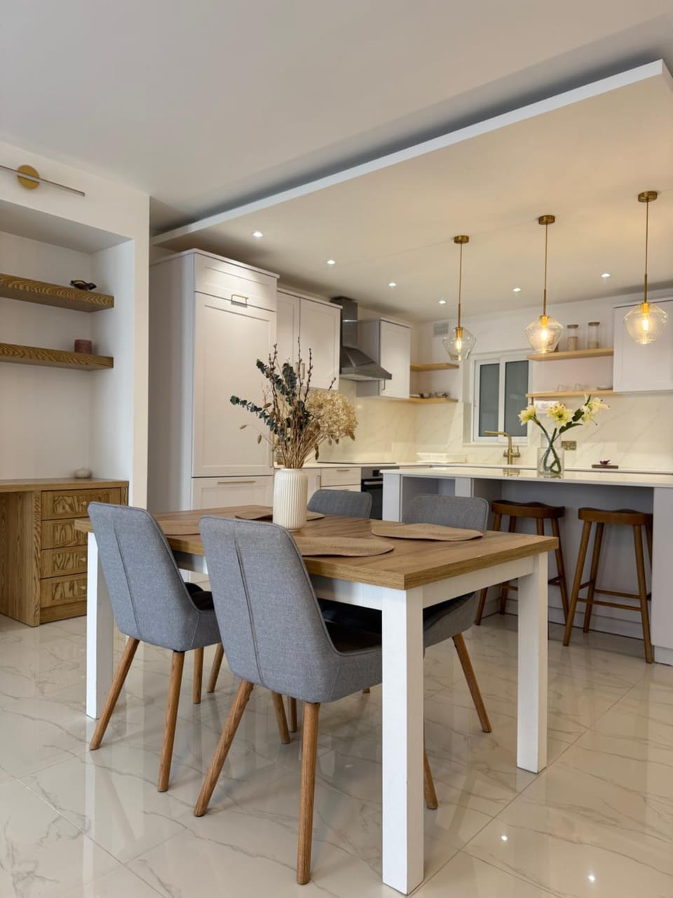 Dining area, kitchen, kitchen