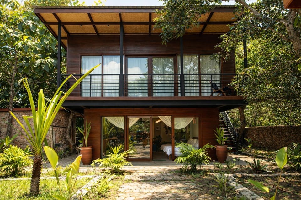 Property building, Garden view