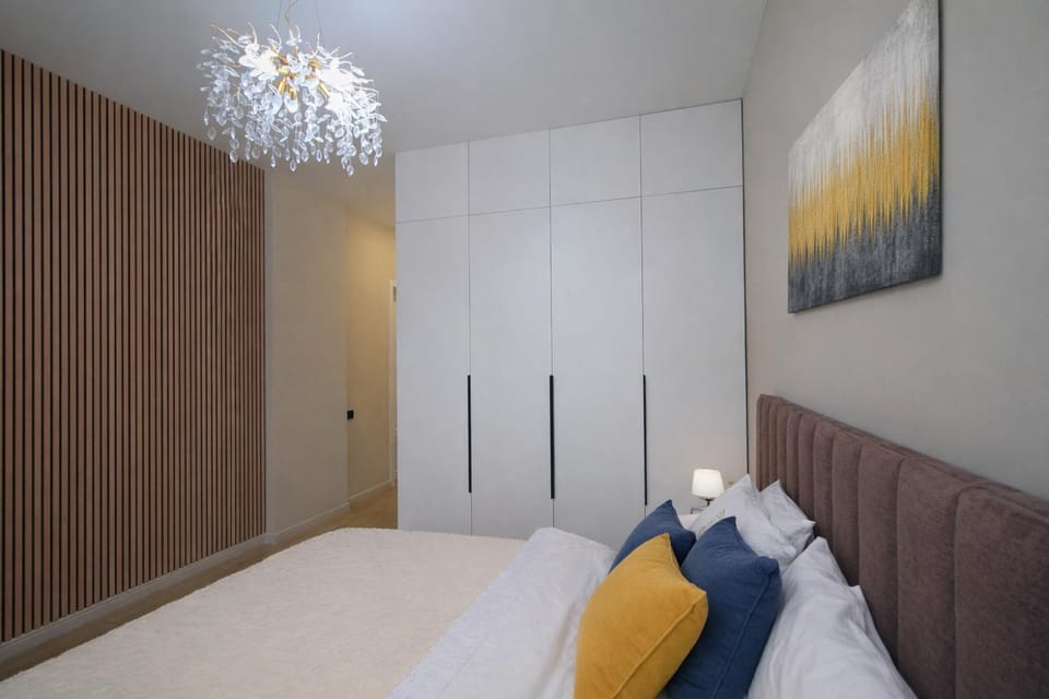 Bed, Photo of the whole room, Bedroom, wardrobe