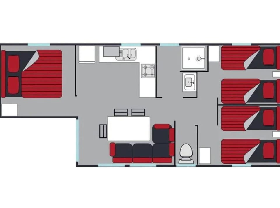 mobil-home 6 personnes le domaine du logis Apartment in Brittany