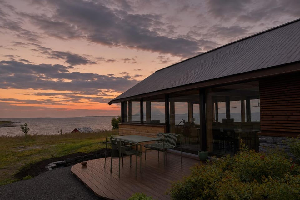 Property building, Sunset