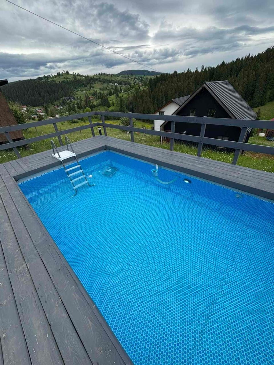 Natural landscape, Mountain view, Pool view, Swimming pool, sunbed