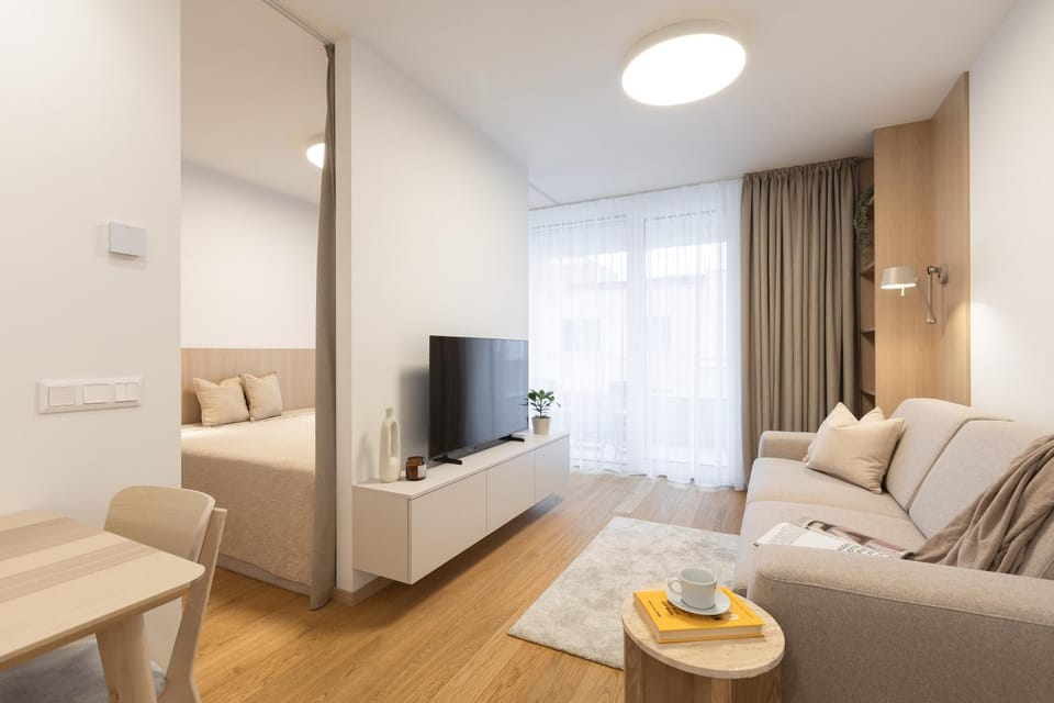 Living room, Bedroom