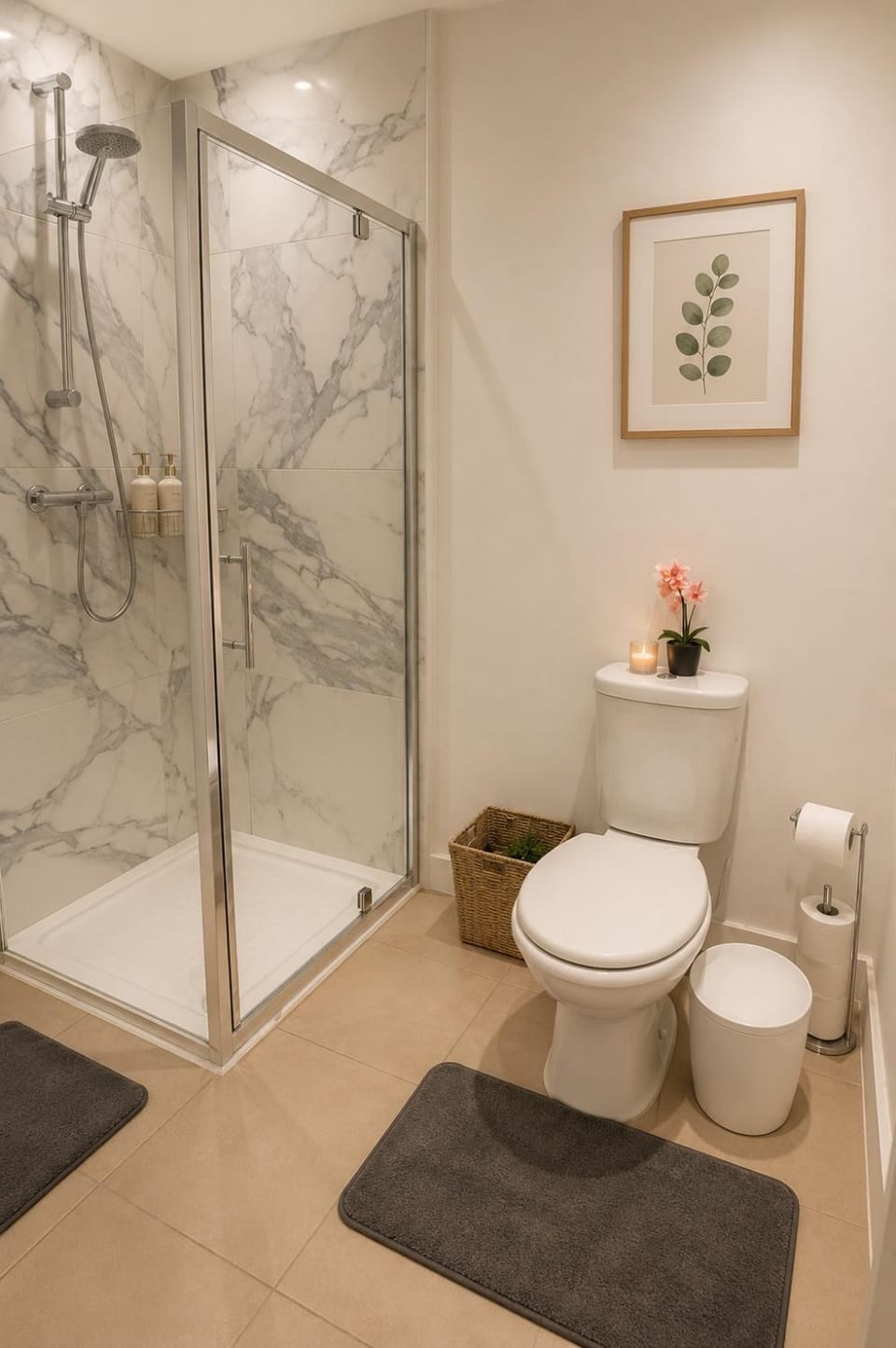 Shower, Toilet, Bathroom, bidet, towels