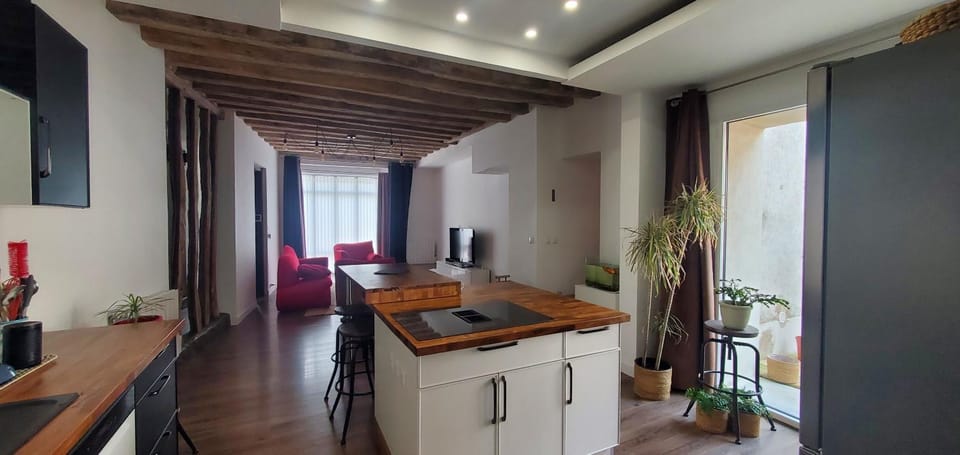 Kitchen or kitchenette, kitchen