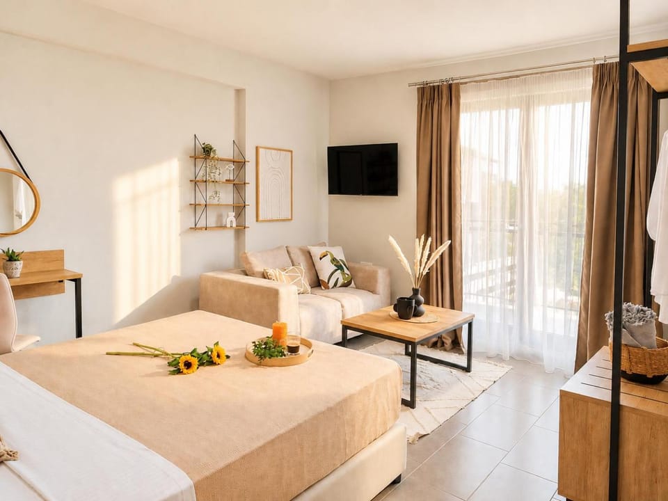 Bed, Photo of the whole room, Seating area
