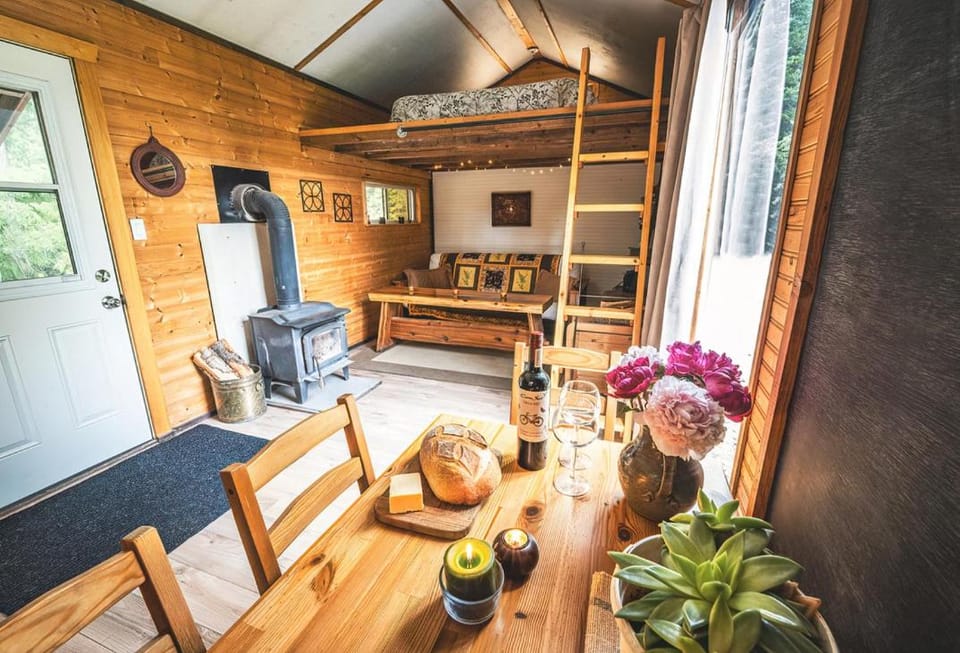 Goonieland Backcountry Sauna & Stays Resort in Columbia-Shuswap A