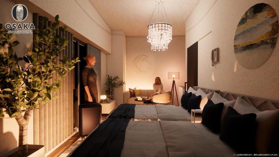 Awaza Luxury Stay Direct Bus to Osaka Station Apartment in Osaka
