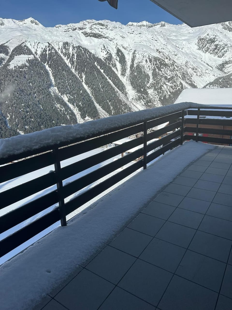 Winter, View (from property/room), Balcony/Terrace, Mountain view