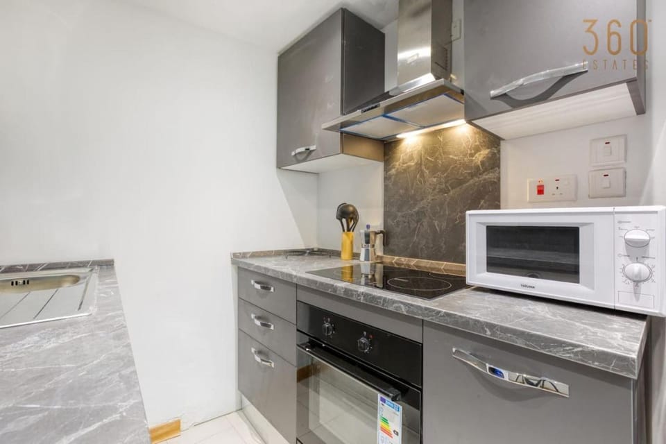 Kitchen or kitchenette, dishwasher, minibar, oven, stove